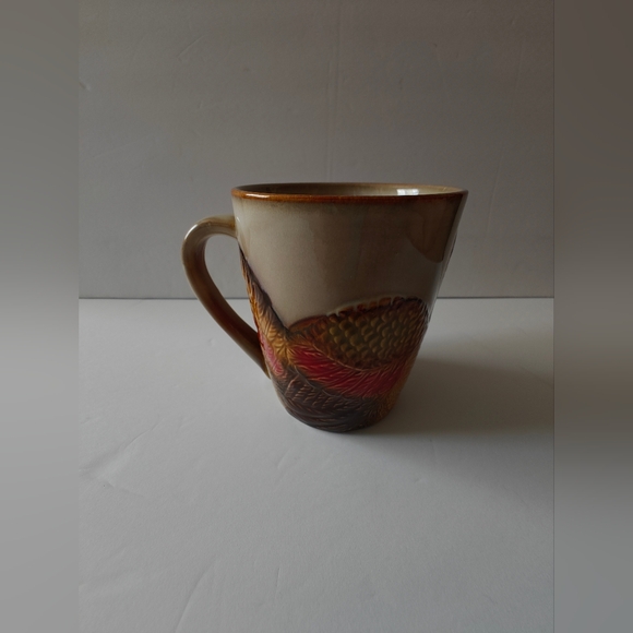 Large 3D Turkey Thanksgiving Coffee Tea Mug Cup - Picture 2 of 6